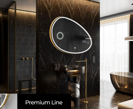 Irregular Mirror LED Lighted decorative design H223