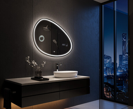 Irregular Mirror LED Lighted decorative design H223 #4