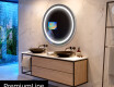 Illuminated Round LED Lighted Bathroom Mirror L33 #9