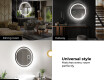 Illuminated Round LED Lighted Bathroom Mirror L33 #12