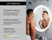 Illuminated Round LED Lighted Bathroom Mirror L33 #6