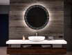 Illuminated Round LED Lighted Bathroom Mirror L35