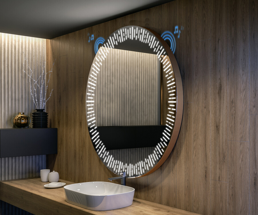 Artforma - Illuminated LED Lighted Bathroom Mirror L35