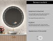 Illuminated Round LED Lighted Bathroom Mirror L35 #6
