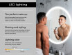 Illuminated Round LED Lighted Bathroom Mirror L76 #10