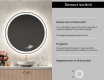 Illuminated Round LED Lighted Bathroom Mirror L76 #6