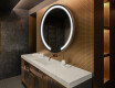 Illuminated Round LED Lighted Bathroom Mirror L96 #2