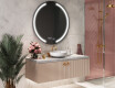 Illuminated Round LED Lighted Bathroom Mirror L97 #8