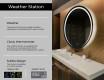 Illuminated Round LED Lighted Bathroom Mirror L98 #2
