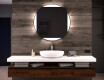 Illuminated Round LED Lighted Bathroom Mirror L116