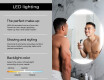 Illuminated Round LED Lighted Bathroom Mirror L116 #6