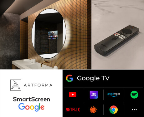 Illuminated Round LED Lighted Bathroom Mirror L116 #8