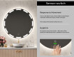Illuminated Round LED Lighted Bathroom Mirror L117 #6