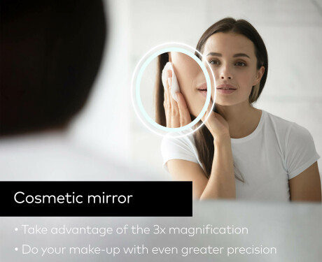 Illuminated Round LED Lighted Bathroom Mirror L117 #8