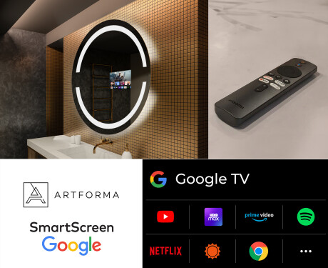 Illuminated Round LED Lighted Bathroom Mirror L118 #7