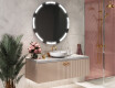 Illuminated Round LED Lighted Bathroom Mirror L120 #8