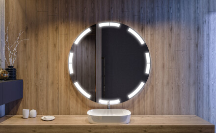 Illuminated Round LED Lighted Bathroom Mirror L120