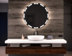 Illuminated Round LED Lighted Bathroom Mirror L121