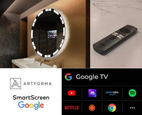 Illuminated Round LED Lighted Bathroom Mirror L121 #8