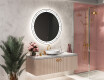 Illuminated Round LED Lighted Bathroom Mirror L122 #10