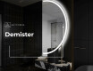 Semi-Circular Mirror with LED illumination A222 | right #8