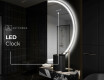 Semi-Circular Mirror with LED illumination A223 | right #7