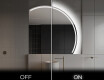 Semi-Circular Mirror with LED illumination Q223 #3