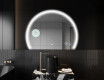 Half Circle Mirror LED lighted wall mirror W223 #9