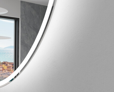 Semi-Circular Mirror with LED illumination D222 | left #2