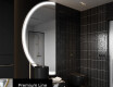Semi-Circular Mirror with LED illumination D222