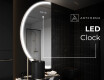 Semi-Circular Mirror with LED illumination D222 #7