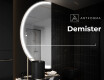 Semi-Circular Mirror with LED illumination D222 #8