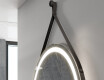 Round hanging mirror with lights L98 #2