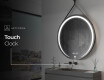 Round hanging mirror with lights L98 #9