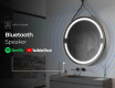 Round hanging mirror with lights L118 #9