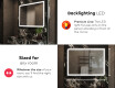 Illuminated Bathroom Mirror LED Lighting L146 #5