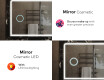 Illuminated Bathroom Mirror LED Lighting L146 #8