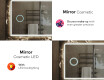 Illuminated Bathroom Mirror LED Lighting L146 #8