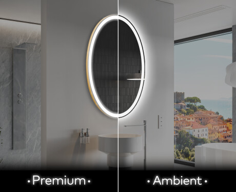 Backlit LED Bathroom Mirror L227 #10