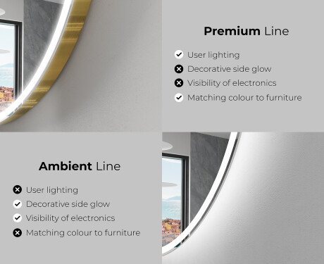 Backlit LED Bathroom Mirror L227 #11