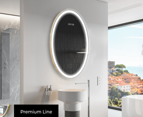 Backlit LED Bathroom Mirror L227 #13