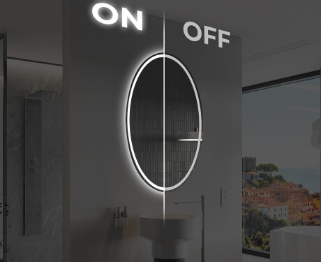 Backlit LED Bathroom Mirror L228 #3