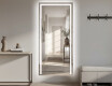 Full length hallway mirror backlit LED L11