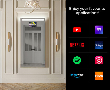 Full length hallway mirror backlit LED L12 #2