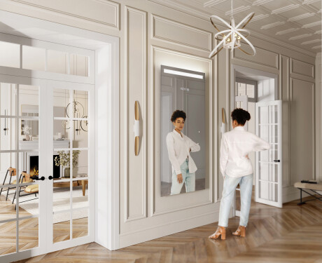 Full length hallway mirror backlit LED L12 #5