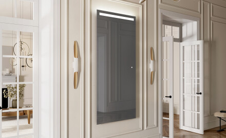 Full length hallway mirror backlit LED L12