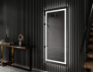 Long wall hallway mirror backlit LED L15 #9