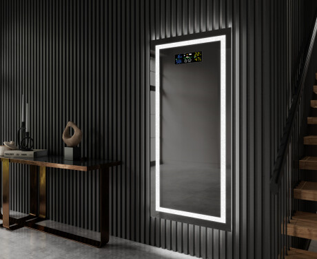 Long wall hallway mirror backlit LED L15 #9
