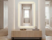 Full length hallway mirror backlit LED L49