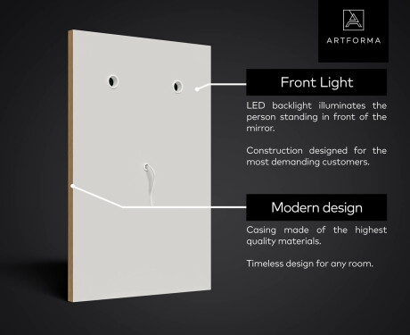 Full length hallway mirror lighting LED L12 #6